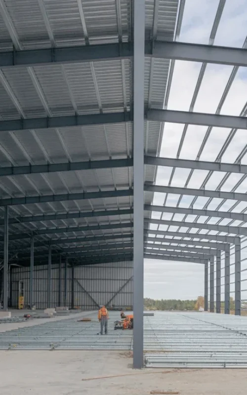 warehouse construction by tayyab construction company